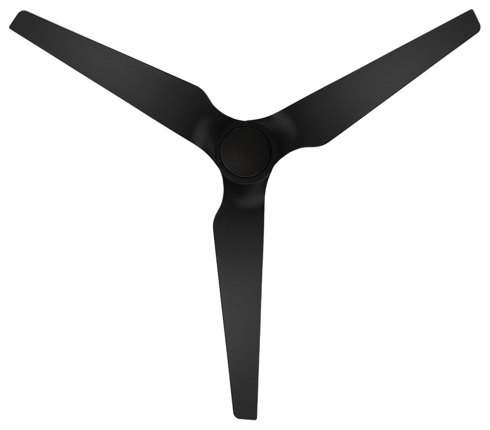 Terminator Indoor/Outdoor 3-Blade Germicidal Smart Ceiling Fan 54" Matte Black