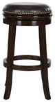 Safavieh Biagio Swivel Barstool, Sierra Brown, Brown Seat