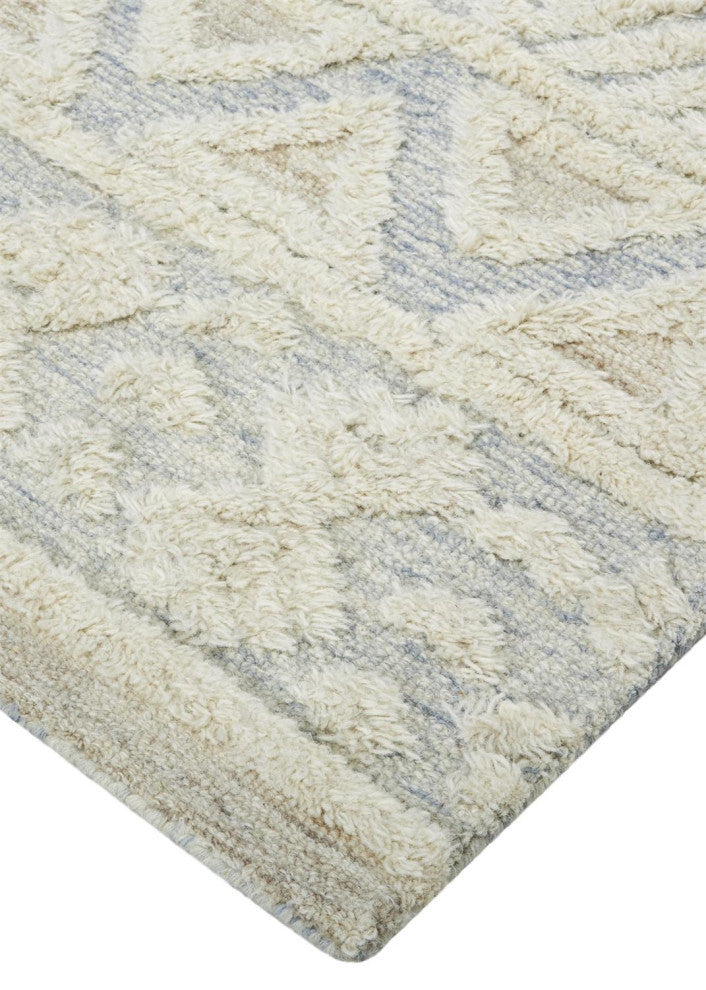 Weave & Wander Elika Blue 4'x6' Hand Tufted Area Rug
