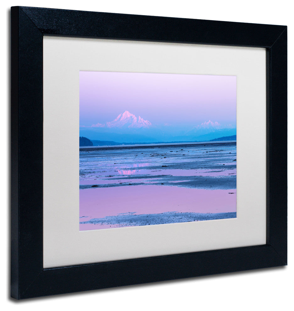 'Baker Twilight' Matted Framed Canvas Art by Pierre Leclerc
