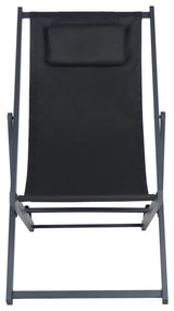 Safavieh Outdoor Camlin Set of 2 Sling Chairs Black