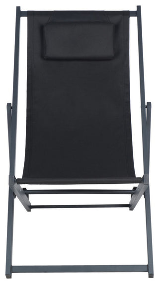 Safavieh Outdoor Camlin Set of 2 Sling Chairs Black