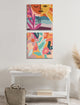 Peace Love Canvas Wall Art Set by Kate Aurelia Holloway, Assorted 2 Piece 20x20