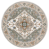 Safavieh Lauren Ralph Lauren Collection LRL6653 Rug, Ivory/Navy, 6' Round