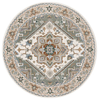 Safavieh Lauren Ralph Lauren Collection LRL6653 Rug, Ivory/Navy, 6' Round