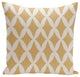 Holiday Brights Collection Geometric Pillow, Glow, Yellow, 26"x26"