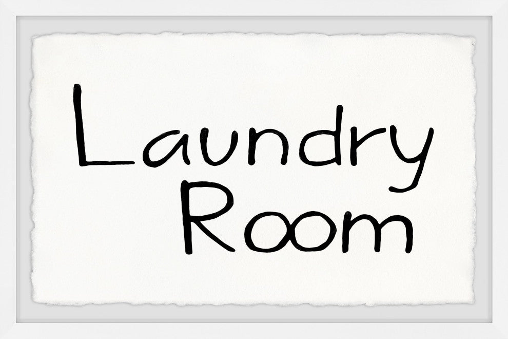 "Laundry Room II" Framed Painting Print, 12x8