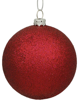 Vickerman 2.75" Wine Glitter Ball Ornament, 12 per Bag