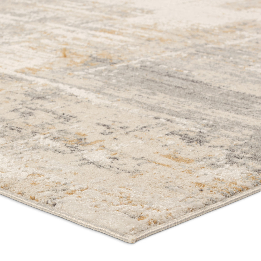 Jaipur Living Alister Abstract Cream/Gray Area Rug 6'7"X9'6"