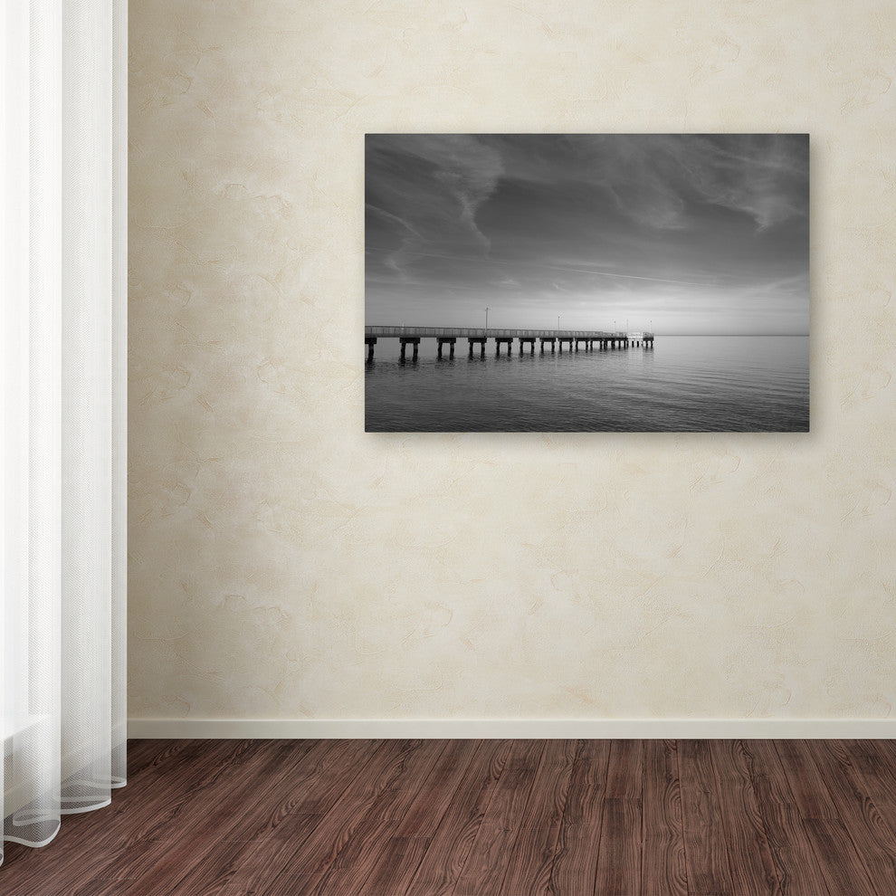 PIPA Fine Art 'End of the Pier' Canvas Art, 32x22