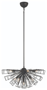Dendelio 9 Light Chandelier, Black