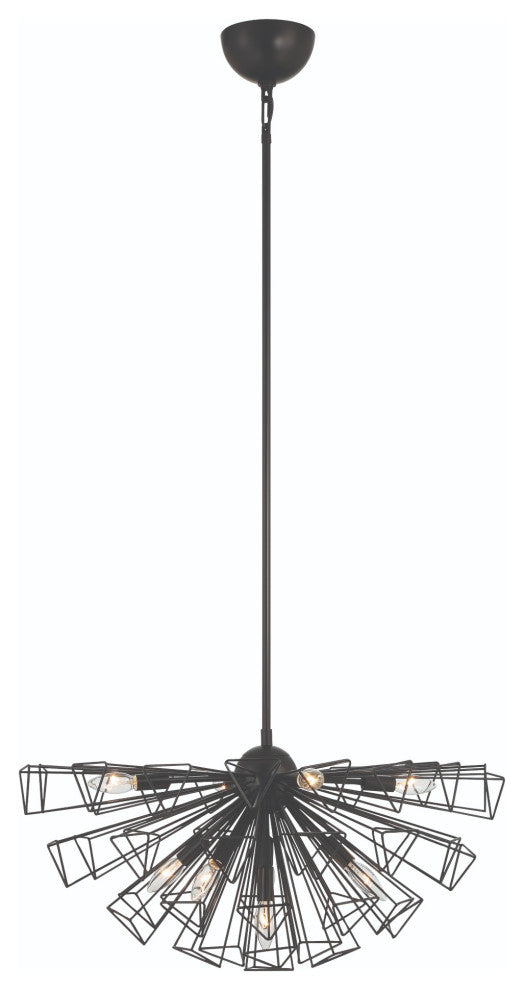 Dendelio 9 Light Chandelier, Black