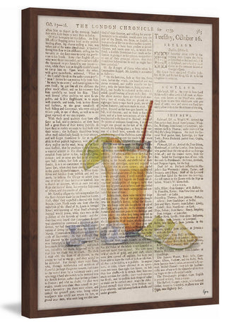 "Tom Collins" Framed Painting Print, 12"x18"