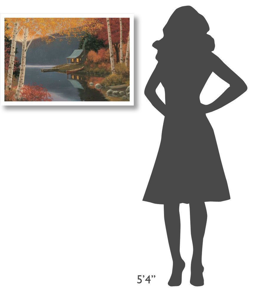 "Quiet Evening I" Digital Paper Print by James Wiens, 32"x22"