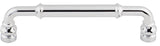 Top Knobs TK884 Brixton 5-1/16 Inch Center to Center Handle - Polished Chrome