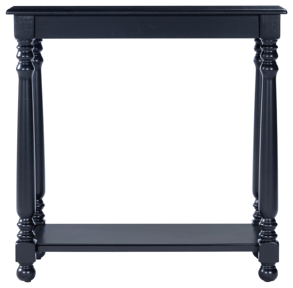 Devane Chairside Table, Black Licorice