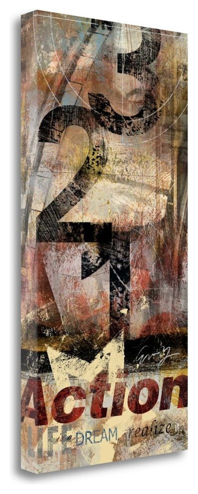 "Action" By Eric Yang, Giclee Print on Gallery Wrap Canvas, Ready to Hang