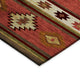 Indoor/Outdoor Phoenix PH4 Paprika Machine Washable 1'8" x 2'6" Rug