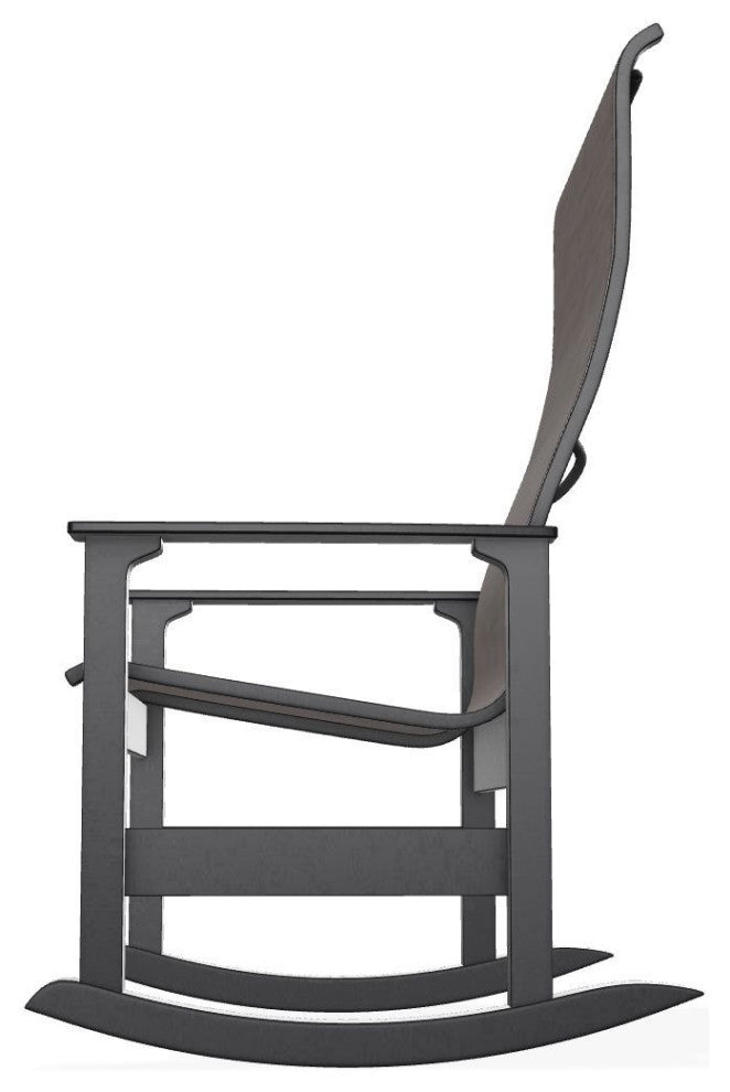 Leeward Sling Outdoor Supreme Rocker, James/Black