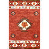 Nuloom Bronco Hand-Tufted Area Rug, Wine 8'6"x11'6"