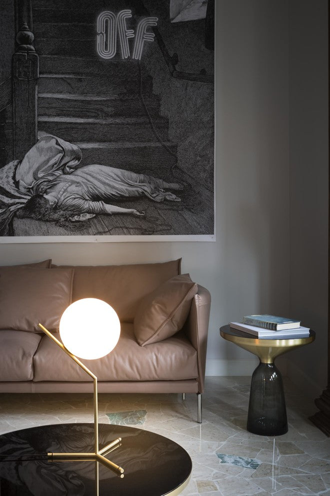 Flos IC High Table Lamp, Brass