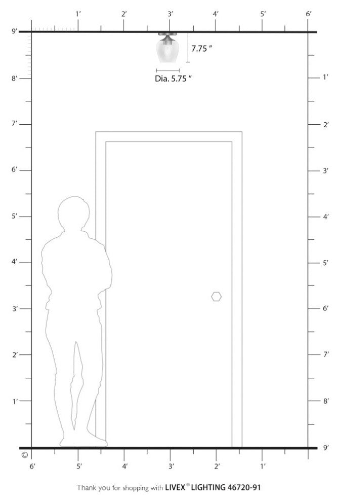 Willow 1 Light Brushed Nickel Flush Mount