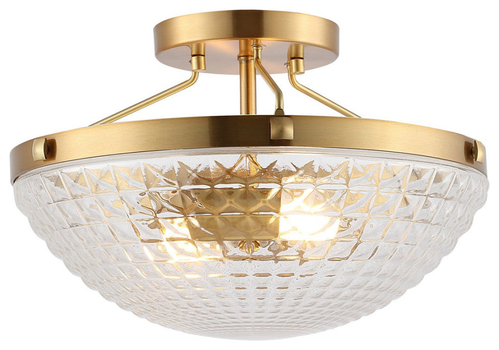 Safavieh Nienna Flush Mount Gold Base