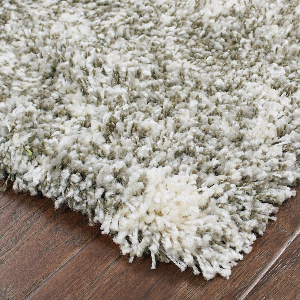 Hartley Granite Light Gray and Ivory Area Rug, 2'3"x7'6"