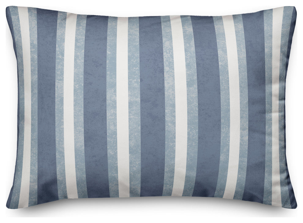 Blue Stripes 14x20 Indoor / Outdoor Pillow