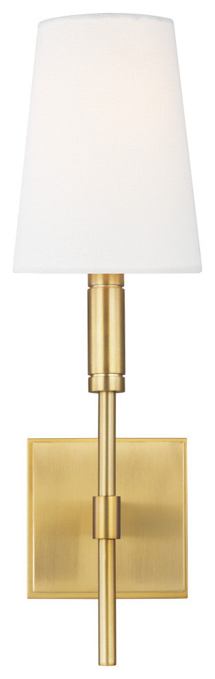 Beckham Classic Sconce, Burnished Brass