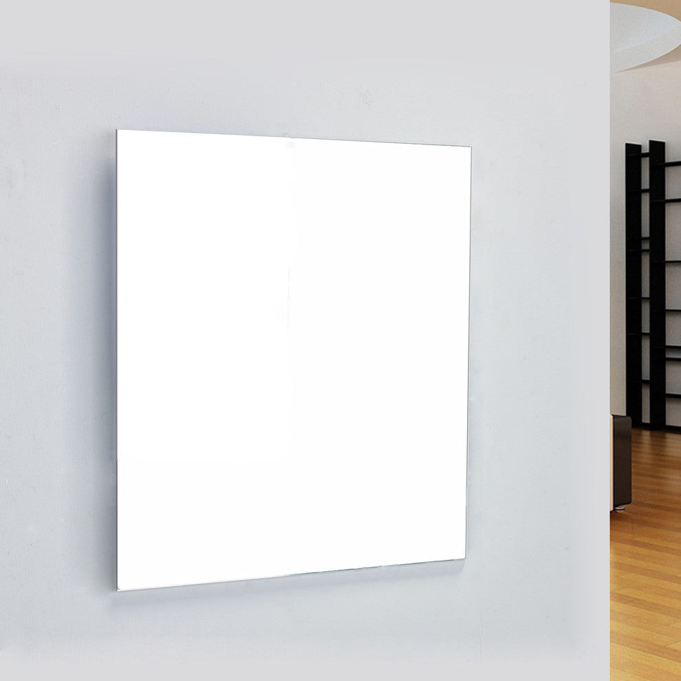 Eviva Reflection 24" Frameless Bathroom Wall Mirror