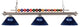 Shark Collection 3 Light Billiard Light in Brushed Nickel Finish
