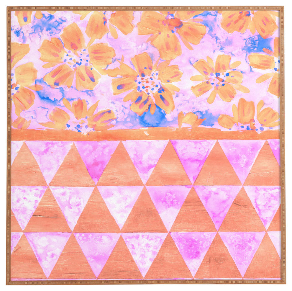 Deny Designs Dash And Ash Flora Fiesta 1 Framed Wall Art