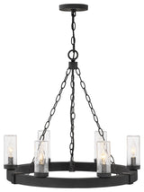 Sawyer LED Hanging Lantern, Black