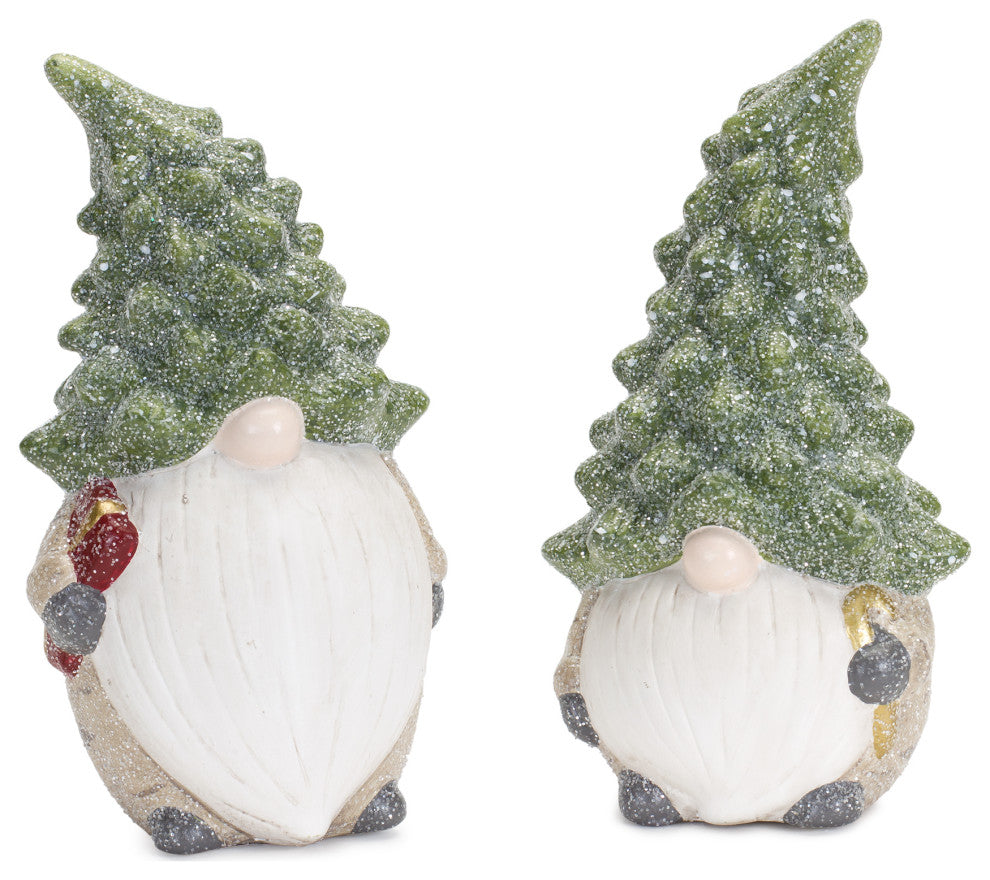 Gnome With Tree Hat, 2-Piece Set