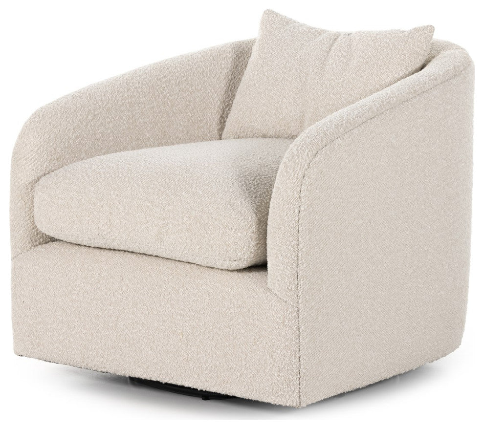 Topanga Swivel Chair-Knoll Natural