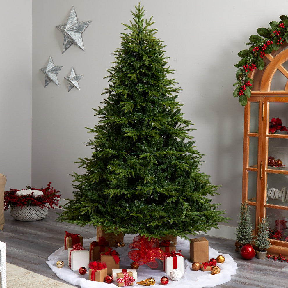 T3259 8 Colorado Mountain Fir Natural Look Artificial Christmas Tree