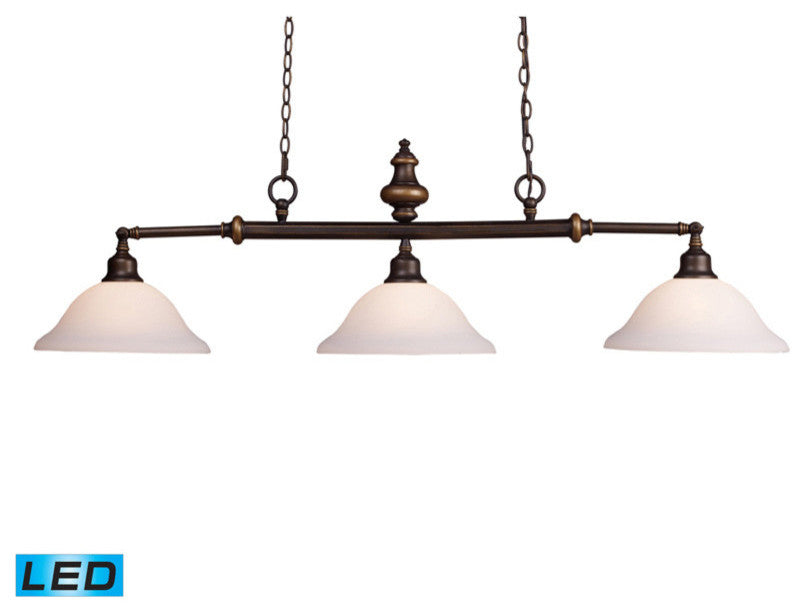 ELK Lighting Lurray 3-Light LED Island, Aged Bronze