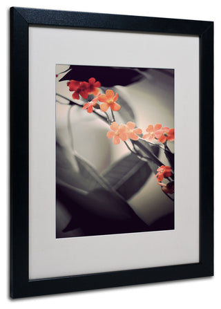 'Soft Grey 1' Matted Framed Canvas Art by Philippe Sainte-Laudy