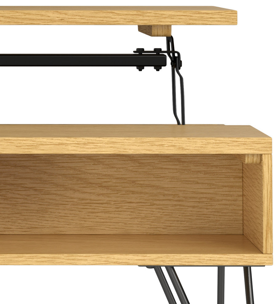 Hunter Small Lift Top Coffee Table, Oak