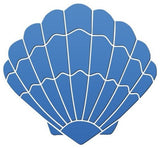 Fun Shell Ceramic Swimming Pool Mosaic 8"x7"