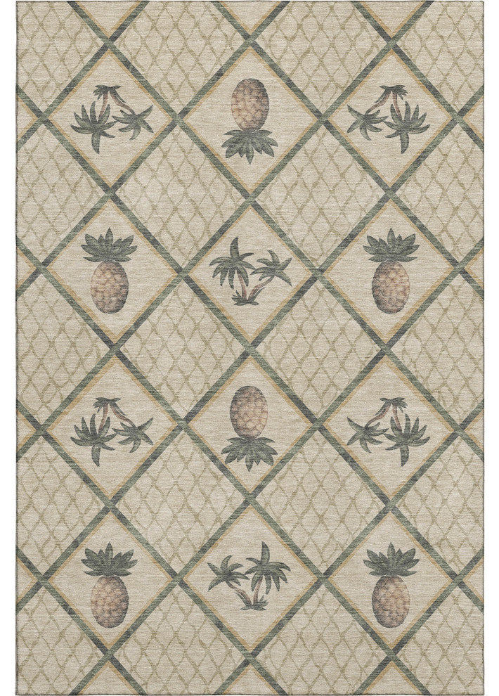 Addison Premium Washable Mayfield AMF162 beige 8' x 10' Rug