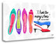 "Too Many Shoes" By Studio Bella, Giclee Print on Gallery Wrap Canvas