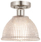 Innovations 616-1F-SN-G422 Arietta 1 Light Flush Mount, Brushed Satin Nickel