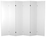 6' Tall Do It Yourself Canvas Room Divider, 6 Panel
