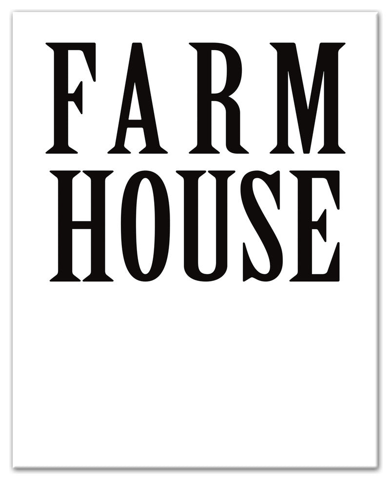 Farm House 8x10 Canvas Wall Art