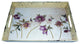 HomeRoots 1" x 11" x 8" Multi Color Metal Inspiration Tray