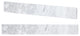 31-inch Bathroom Vanity Backsplash in Carrara White Marble