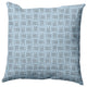 Criss Cross Bunnies Easter Decorative Throw Pillow, After Rain Blue, 20x20"