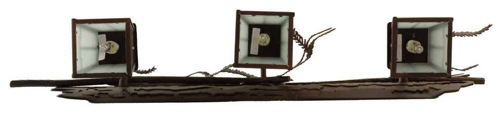 32 Wide Pine Branch Valley View 3 Light Vanity Light